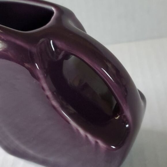 Fiestaware Fiesta CERAMIC Small Mini Disk Pitcher CARAFE Mulberry Purple 5 OZ - Picture 9 of 15
